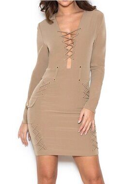 NWT House Of CB Thamina Bodycon Mini Dress XS